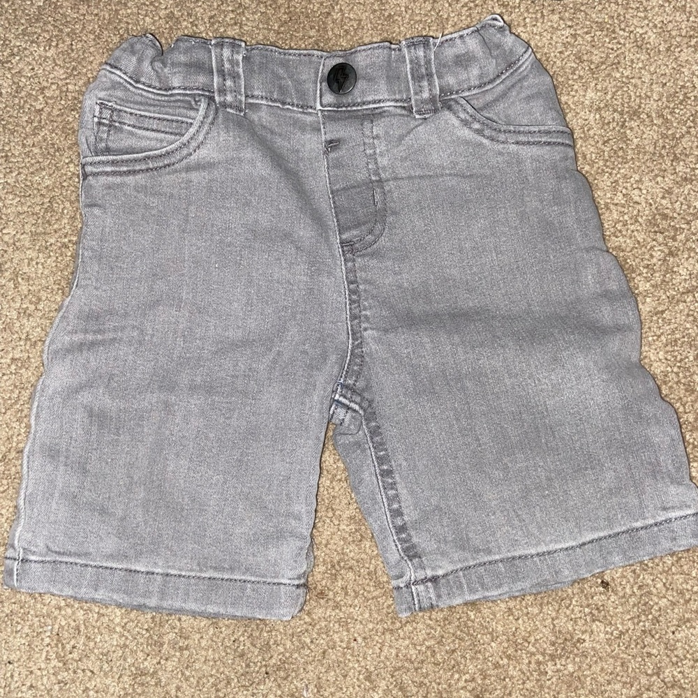 Grey Jean Shorts Size 4T